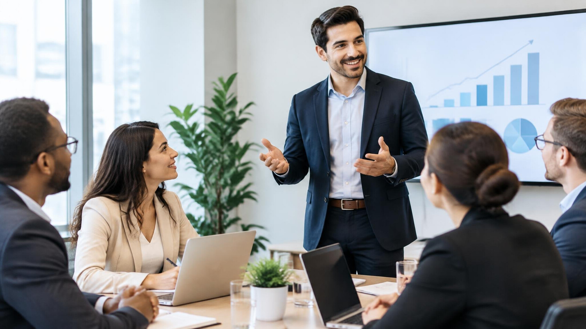 group discussion in meeting